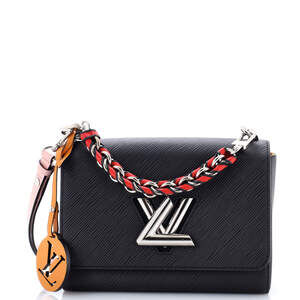 Louis Vuitton MM Braided Handle Twist Bag Epi Leather